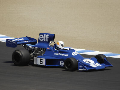 Cars 1977 tyrrell 007 formula f 1 race Desk Mat Stitched
