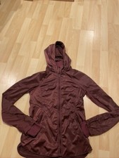 Lululemon Womens Maroon Red Vented Run Lightweight Jacket Size 4