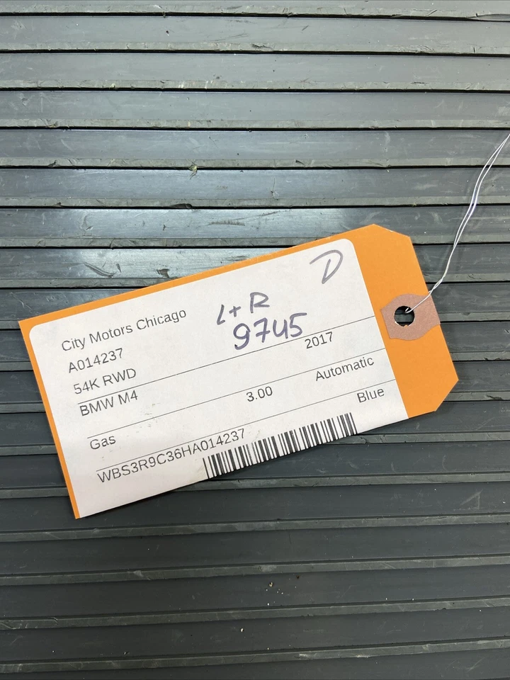 2014-2020 BMW M4 F82 Rear Left Right Suspension Reinforcement Bar OEM - Image 2 of 4