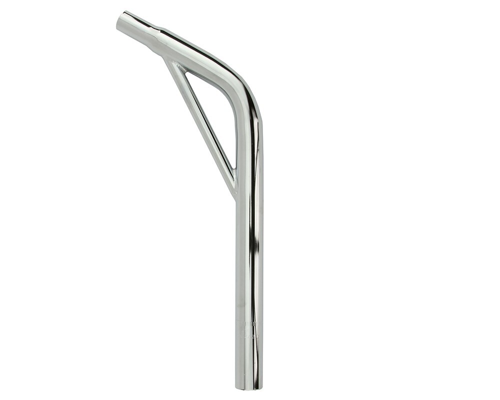 ALTA PRO 27.2MM STEEL SEATPOST LAYBACK MTB BMX CRUISER 7/8"SADDLE CHROME