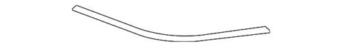 Sello de alerón para Toyota (P/N 76877-02030-C0)
