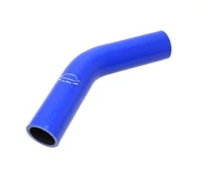 TenkeAuto 4-Ply Reinforced 45Degree 1" ID Elbow Silicone Hose Coupler Turbo/I...