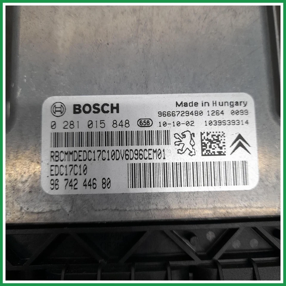 Centralina Iniezione Bosch 0281015848 Peugeot 207 SW 9674244680 2009 2013 - Immagine 3 di 4