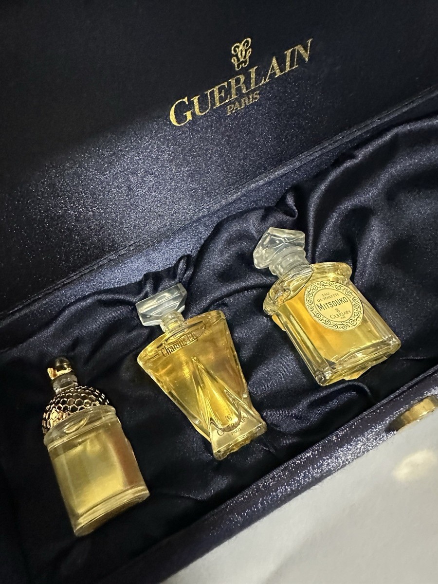 Vintage Guerlain Mini Set EDP Pamplelune Champs Mitsouko | eBay