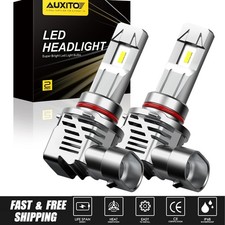 2pcs Hb3 9005 Headlight Led Bulb Conversion Super Bright White 6500k Auxito M3