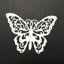 Intricate Butterfly Die Cut Embellishments 1-3/4  x 2-1/4  8 pcs Scrapbook Cards
