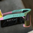 DIFF DIFF Sport Shield Cycling Sunglasses Mirrored Multicolor Lens UV400 — photo 3