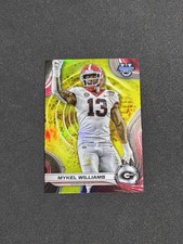 2024 Bowman's Best University Mykel Williams #/75 Yellow Refractor Rookie #37