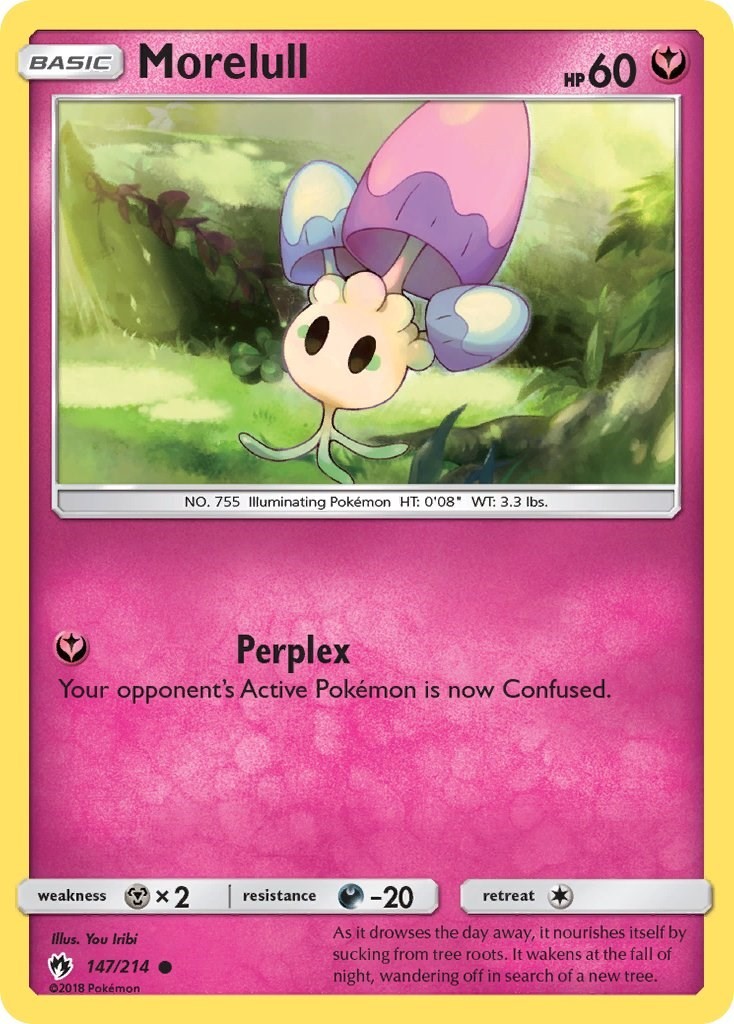 Morelull SM - Lost Thunder 147/214 LP Pokemon