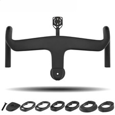 Carbon Fiber Integrated Road Bike Drop Bar Full Semi Internal Cable Routing