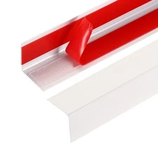 2Pcs Aluminum Corner Guards, 35" x 1" Metal Corner Protectors, Beige