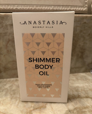 Anastasia Beverly Hills Shimmer Body Oil Sheer Glow Vegan 1.5 fl oz 12M