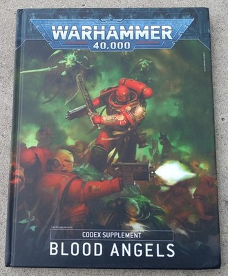 Warhammer 40,000: CODEX SUPPLEMENT: BLOOD ANGELS, Hardback, 2020 MINT