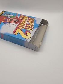 Super Mario Bros. 2 NES FIRST PRINT BOX CIB ROUND Seal TM Nintendo 1988 