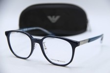 NEW EMPORIO ARMANI EA 3241D 6039 BLUE SILVER AUTHENTIC FRAMES EYEGLASSES 52-20