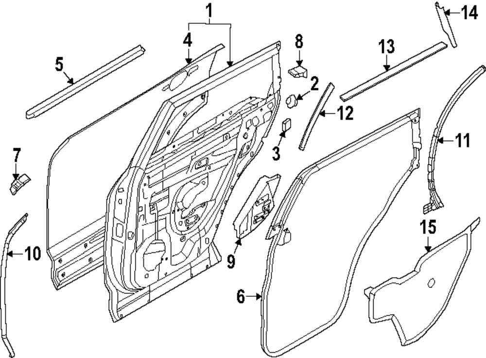 Genuine Nissan Water Shield 82860-6TA0A