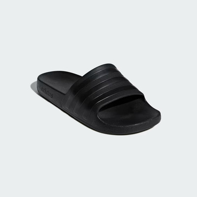 NEW Original Adidas Unisex F35550 Adilette Aqua Slide Sandals- Black - FREE SHIP