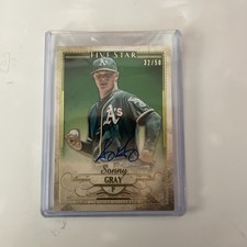 2016 Topps Five Star Career Sonny Gray  Autograph 32 /50