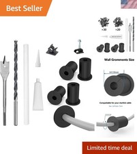 4PCS Starlink Cable Wall Grommets Set with Drill Bit  Routing Tool, 3/4 Inch