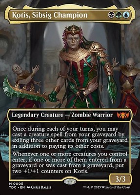 Magic/MTG Kotis, Sibsig Champion TDC-5 Mythic Englisch Neu Foil