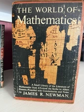THE WORLD OF MATHEMATICS JAMES R NEWMAN 1956 BOX SET 4 VOLUMES Vintage