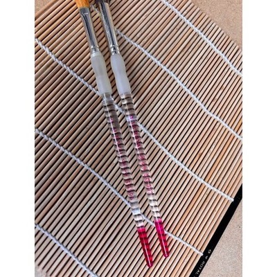 Royal & Langnickel Soft-Grip Paint Brush Set SG 393 3/8 & SG 995 Clear Acrylic