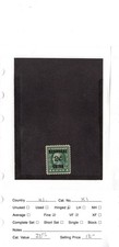 BF GOLDPATH: US STAMP, CAT VALUE $22.50, #K1, HINGED FINE VF BF_01_07_2