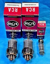 6146B Matched Pair 12BY7A NOS/NIB RCA Final Tube Set for Kenwood Yeasu Tested