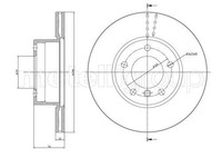 2X Metelli Bremsscheibe 23-0396C FüR BMW