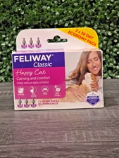 (3 PACK) FELIWAY Classic Happy Cat Calming Pheromone Refill - 90 Days (EXP 2027)