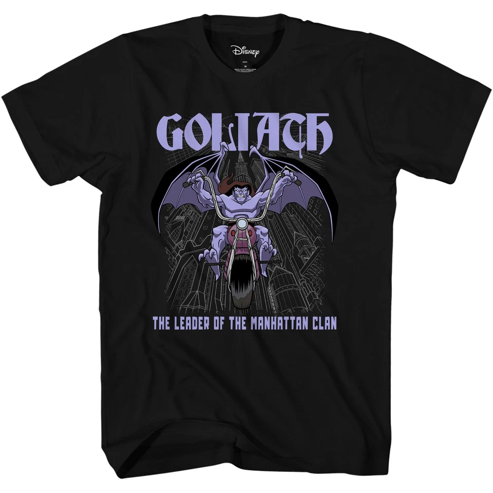 T-Shirt Adulte Goliath Des Gargouilles Manhattan Clan Disney Rétro Années 90 - Photo 1/1