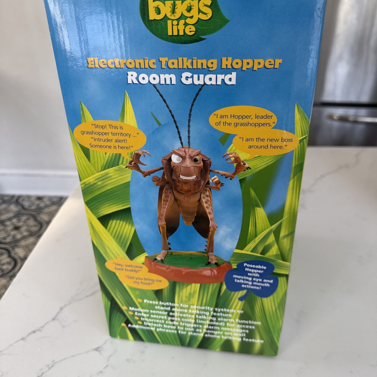 RARE 1998 Disney Pixar Bug's Life Electronic Talking Hopper Room