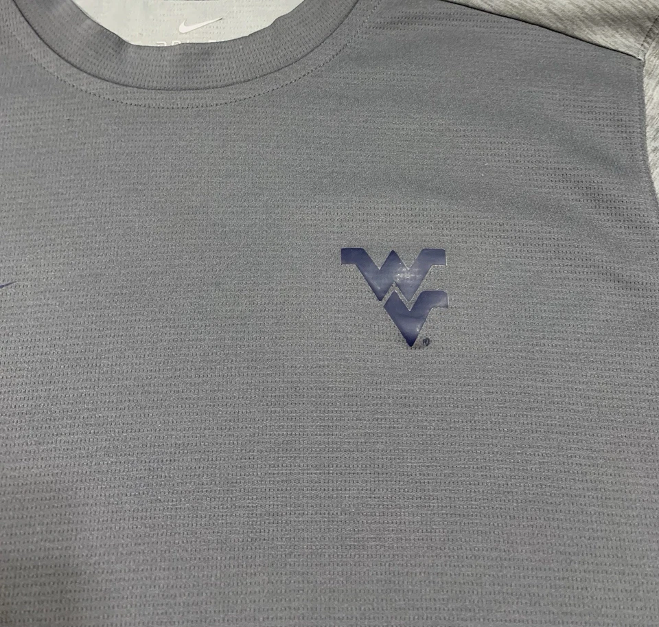 West Virginia Mountaineers Nike Long Sleeve WVU Football Shirt Size L - Image 2 of 4