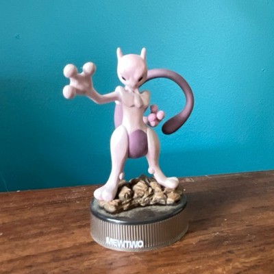 Pokemon Mewtwo Figure 2012 Nintendo Bottle Cap Base 2.5 