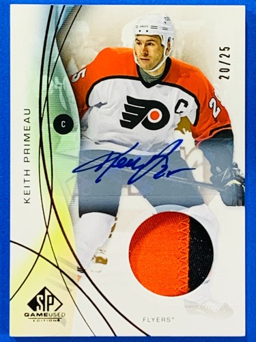 KEITH PRIMEAU 2024-25 Upper Deck SP Game Used Gold Auto Premium Patch /25 IC43
