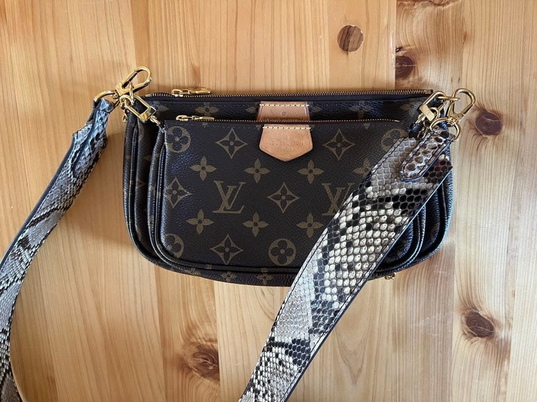 Louis Vuitton Monogram Python Reversible Shoulder… - image 3