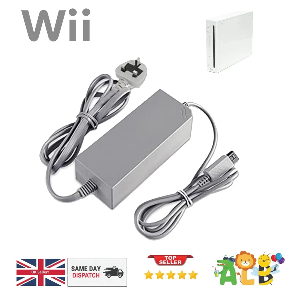 Nintendo Wii Cables: Power Supply + AV Lead Cable + Sensor Bar brand new - Image 3 of 3