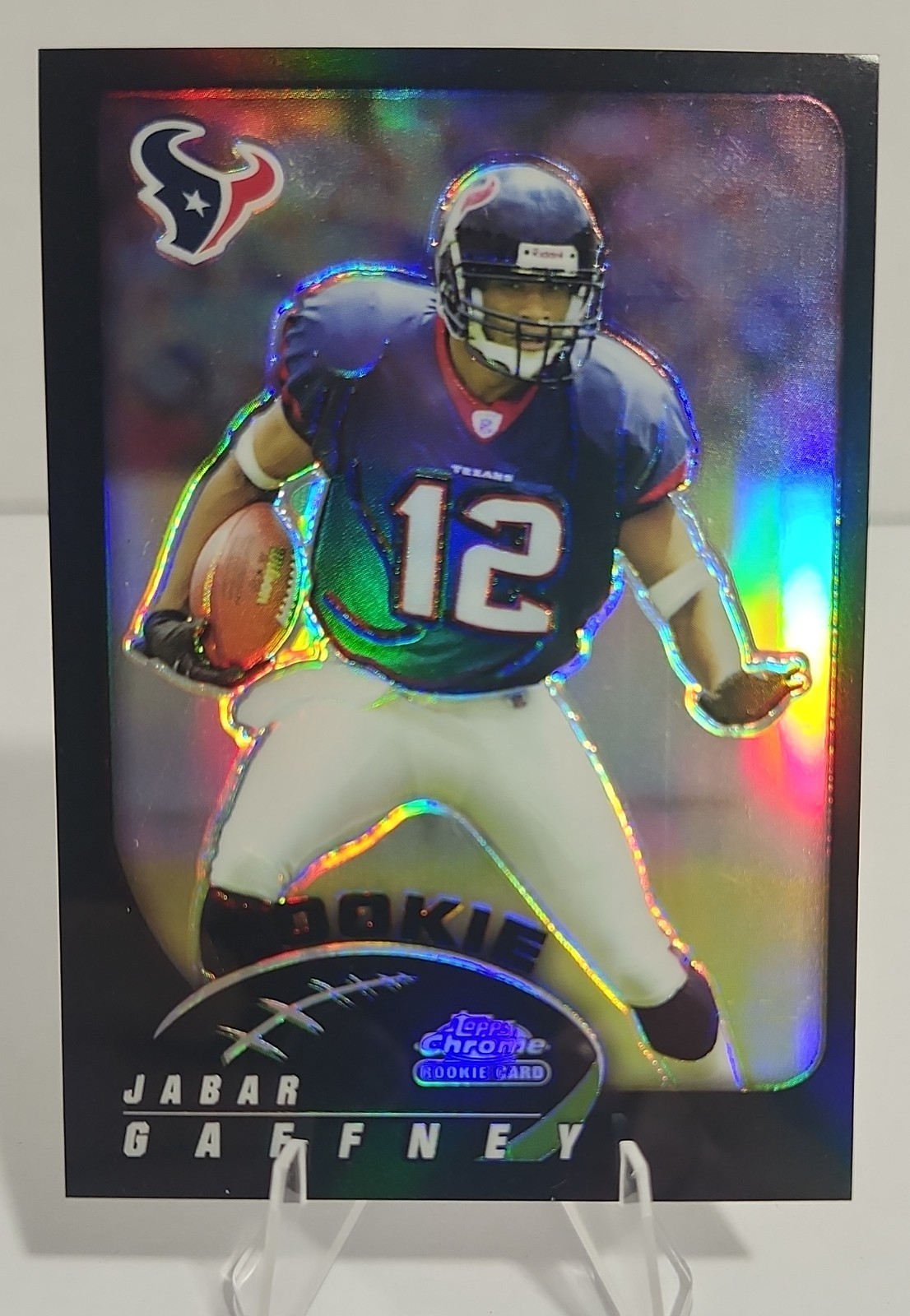 Jabar Gaffney Topps Chrome #215 Black Refractor