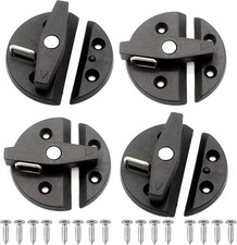 Marine Nylon Boat Door Hatch Round Turn Button Twist Catch Latch Hardware Access