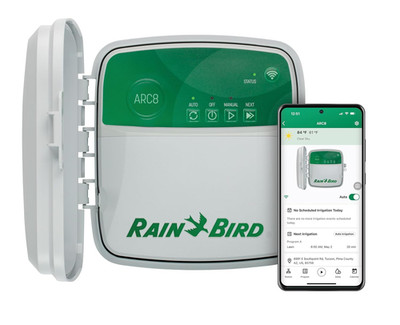 Rain Bird ARC8 App-Based Indoor/Outdoor Smart Irrigation Wifi Timer/Controller, 