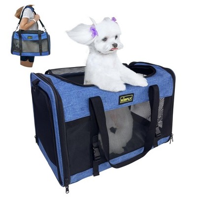 Dog Carriers for Small Dogs, Large Cat & Bunny, Foldable Soft-Sided Pet Trave...
