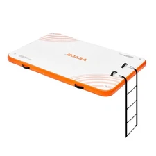 8x5ft Compact Foldable Floating Dock with Full Accessory Package