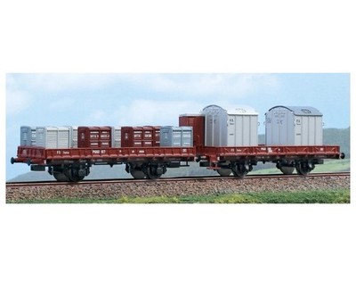 Acme 45123 Set 2 Wagen Typ P beladen mit Boxen FS Spur H0