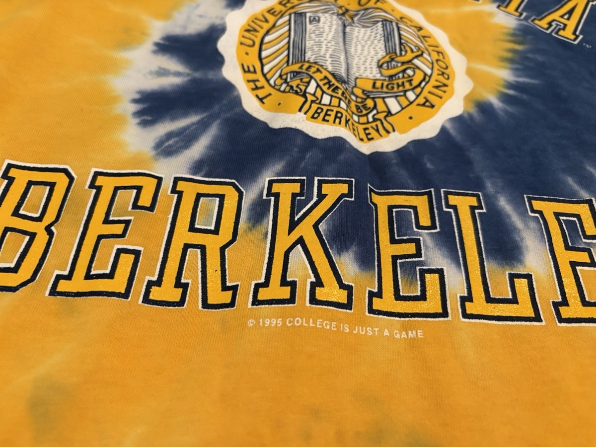 Vintage 1995 California Berkely University Tie Dye Shirt Medium View 2