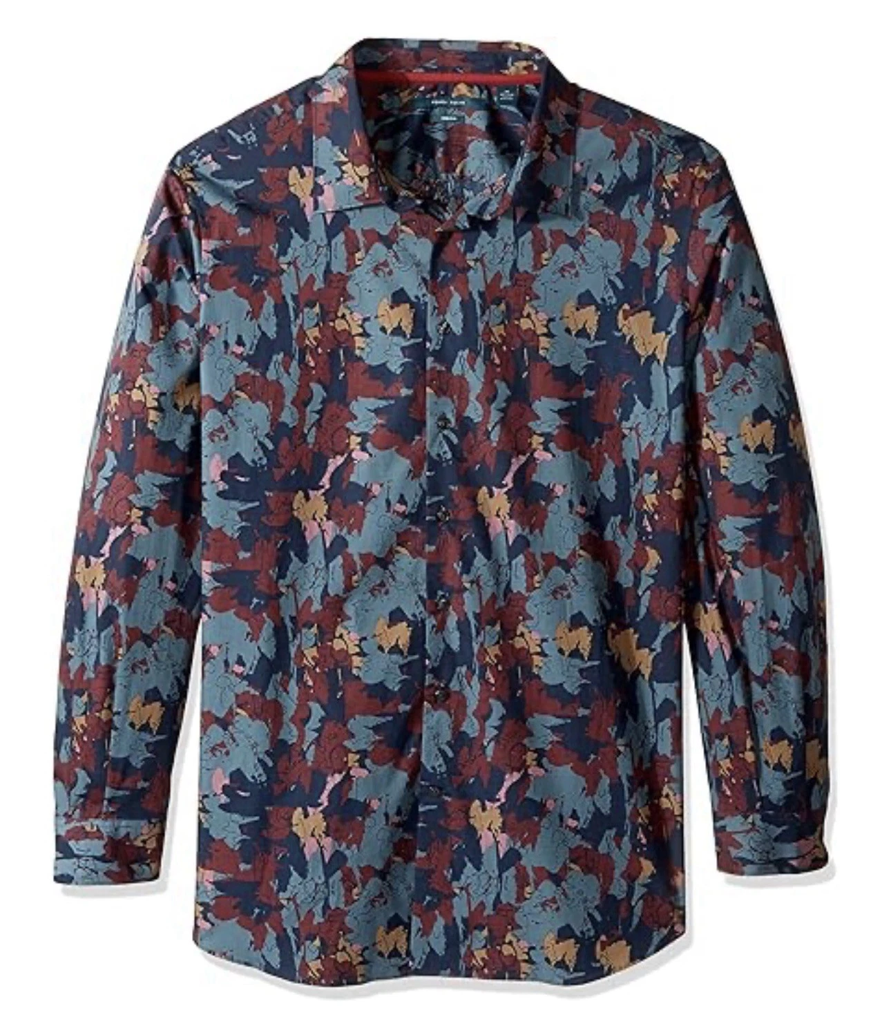 Perry Ellis Men's Floral Long-Sleeved Shirt, Size L