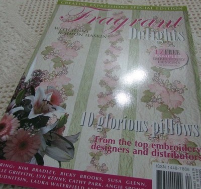 NEW JENNY HASKINS FRAGRANT DELIGHTS SPECIAL EDITION NOS W/Pattern Sheet Inside