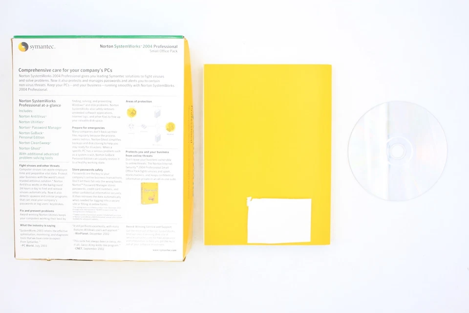 Norton SystemWorks 2004 Professional PC Software CD Manual Retro RETAIL BIG BOX - Image 2 of 4