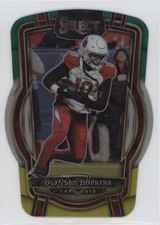 2022 Panini Select Club Level Green & Yellow Prizm Die-Cut DeAndre Hopkins 2qw
