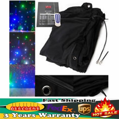 10x6.5ft Stage Star Light Led Backdrop Wedding Party Curtain Retardant Dj Pub