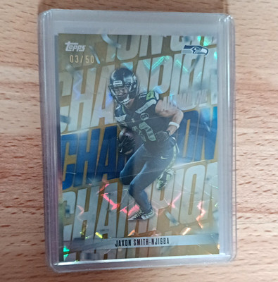 2026 Topps Chrome All Hail the Champion AHC-10 Jaxon Smith-Njigba 03/50
